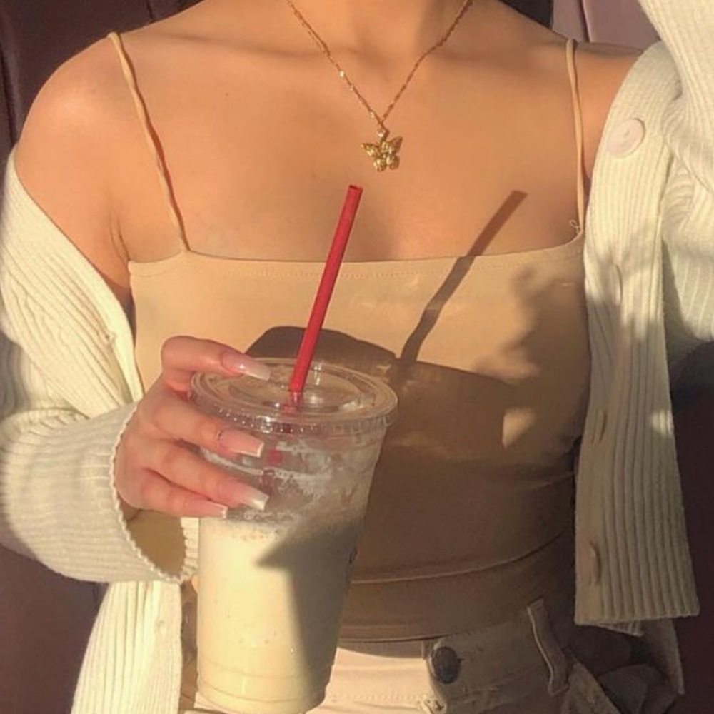 Nude Crop Top